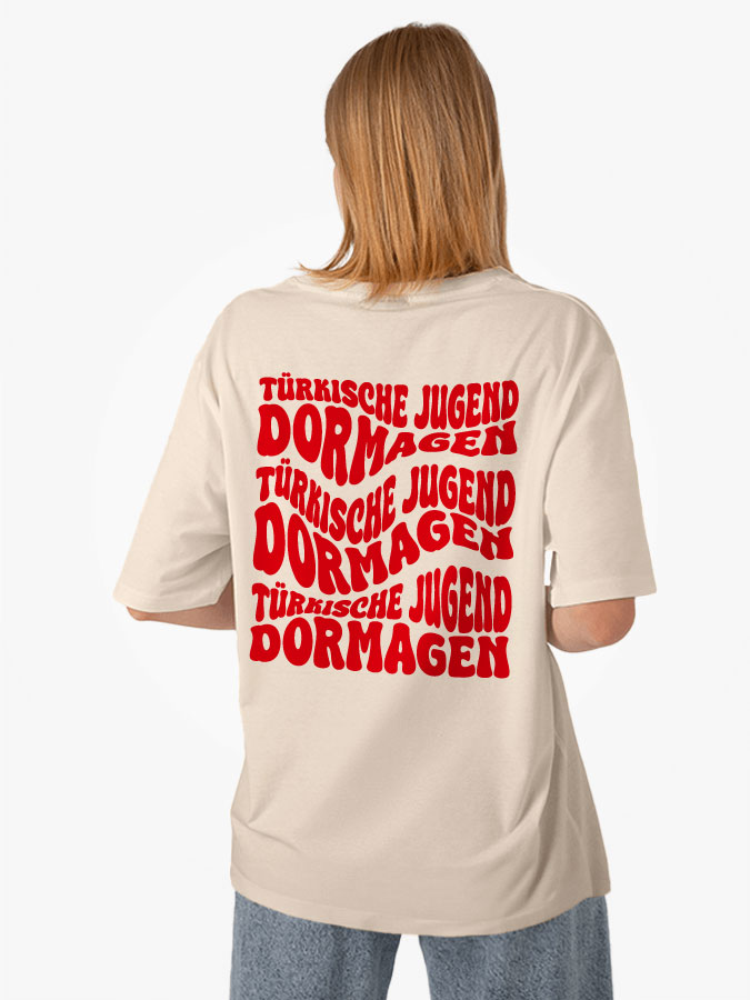 Oversized Shirt Wavy Damen