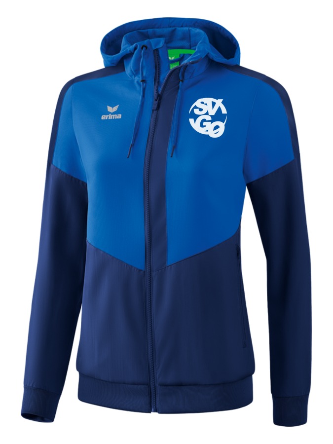 Erima Squad Tracktop Jacke mit Kapuze Damen