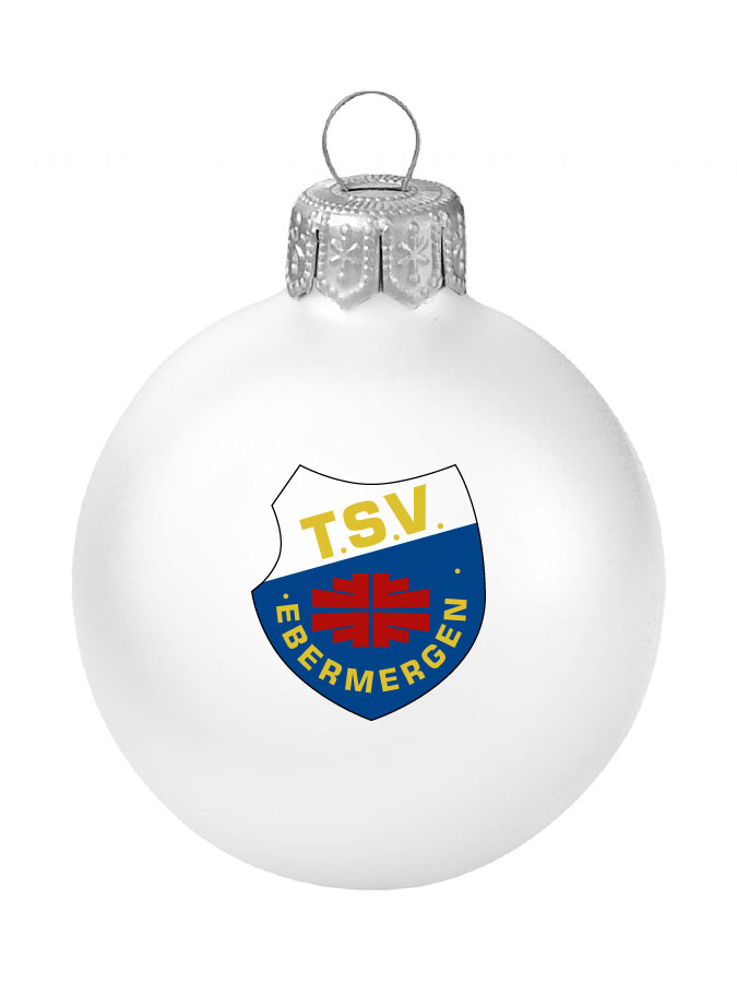 Weihnachtskugel Logo 8cm