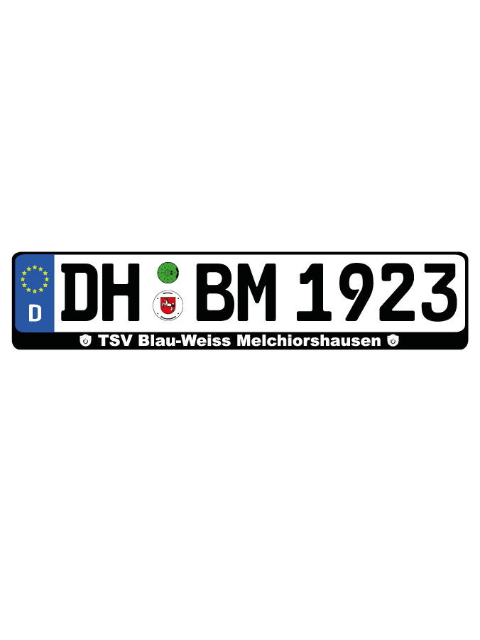 Kennzeichenhalter Kalden (2er Set)