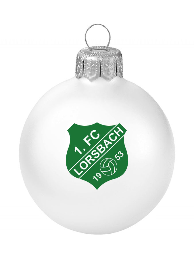 Weihnachtskugel Logo 8cm