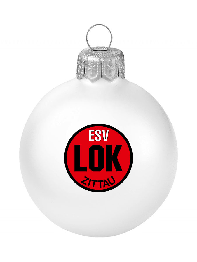 Weihnachtskugel Logo 8cm