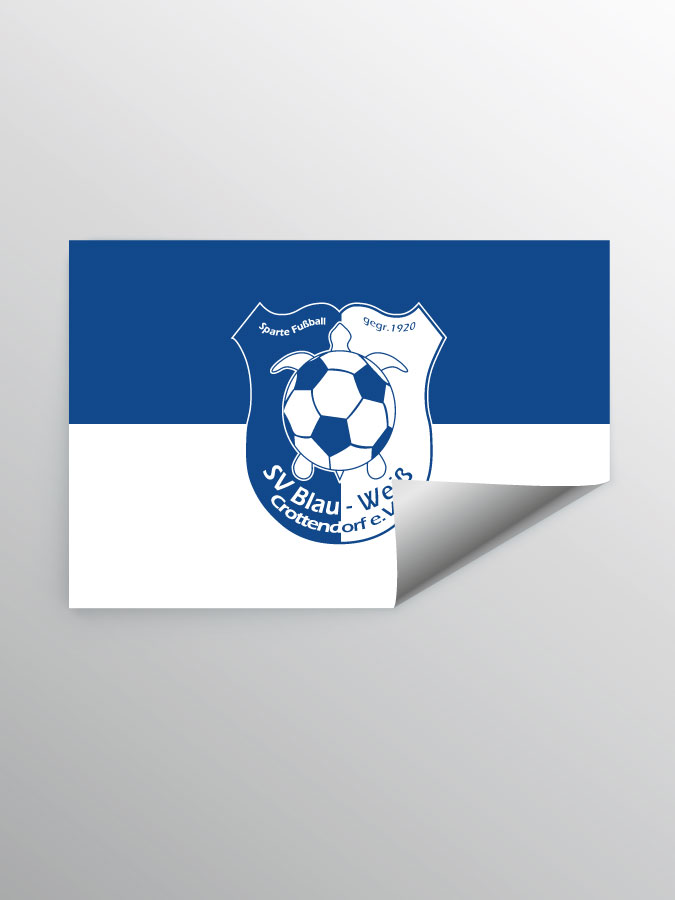 Aufkleber DIN A7 Logo