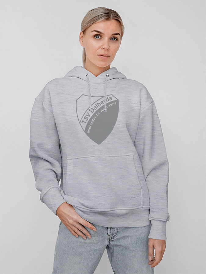 Hoodie All Grey Damen