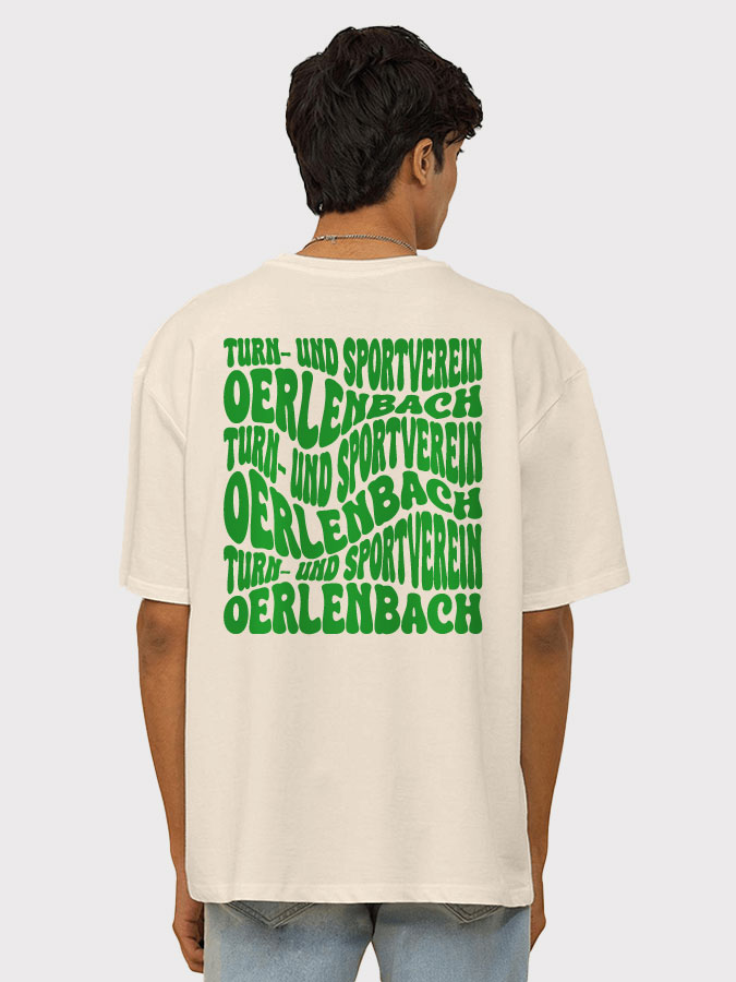 T-Shirt Oversized Wavy Herren