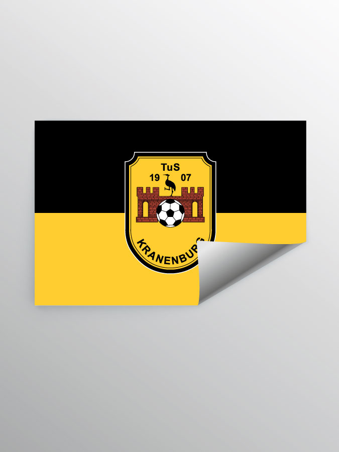 Aufkleber DIN A7 Logo