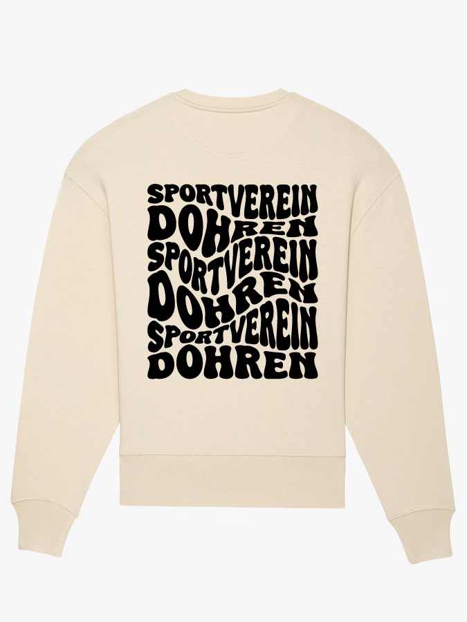 Sweatshirt Oversized Wavy Herren