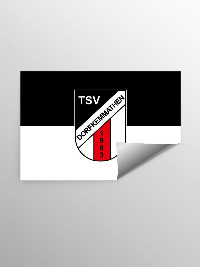 Aufkleber DIN A7 Logo