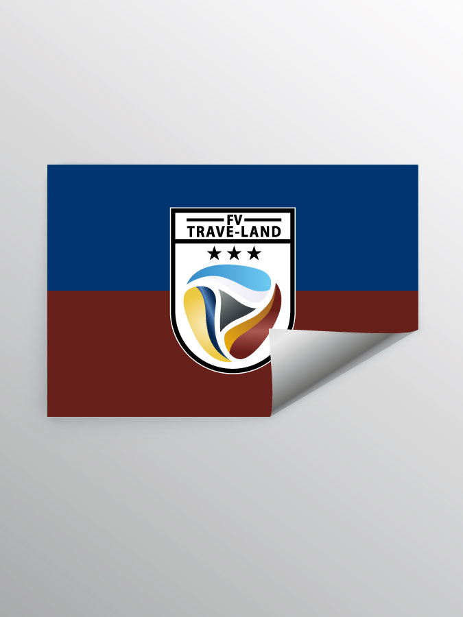 Aufkleber DIN A7 Logo