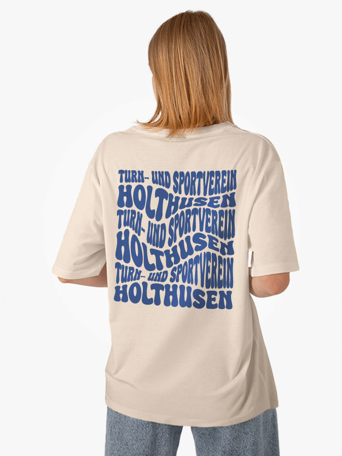 Oversized Shirt Wavy Damen