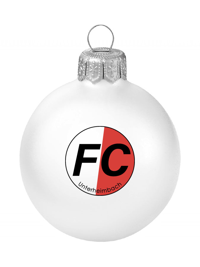 Weihnachtskugel Logo 8cm