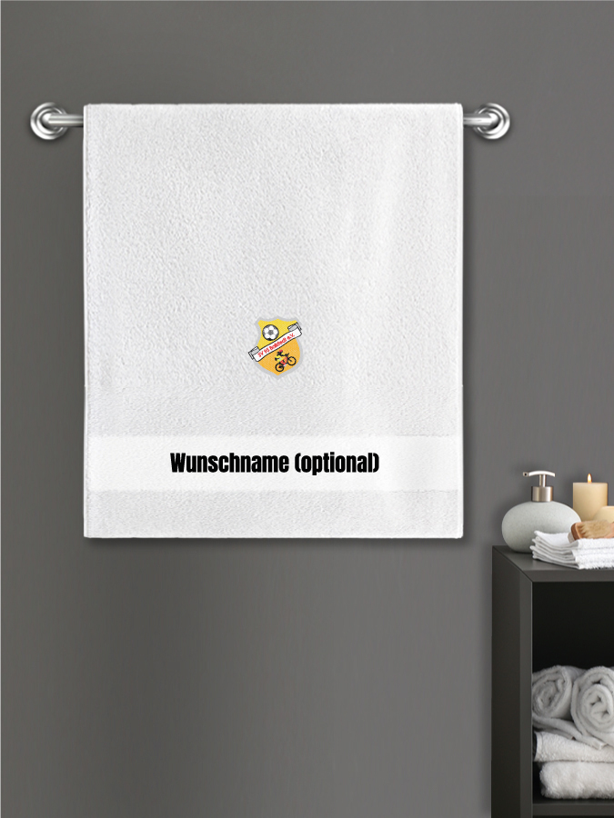 Badehandtuch Team Sticklogo