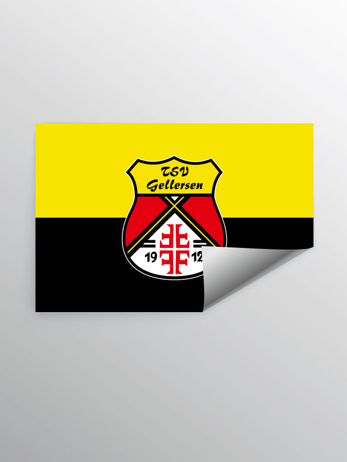 Aufkleber DIN A7 Logo