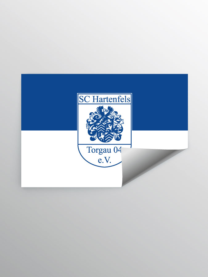 Aufkleber DIN A7 Logo