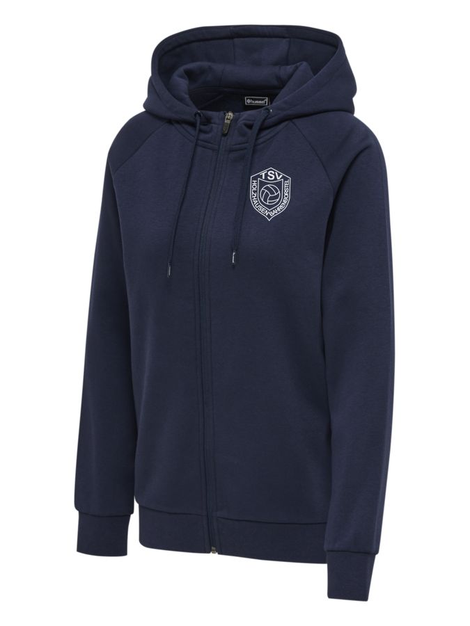 Hummel Red Classic Zip Hoodie Damen