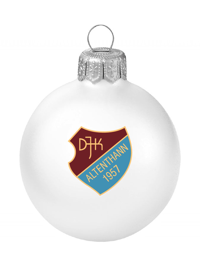 Weihnachtskugel Logo 8cm