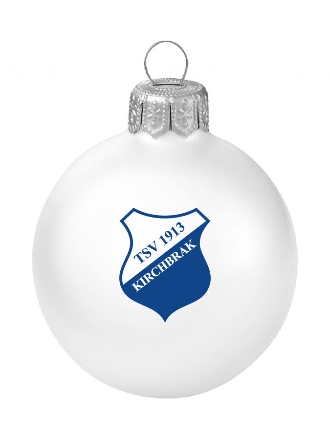 Weihnachtskugel Logo 8cm