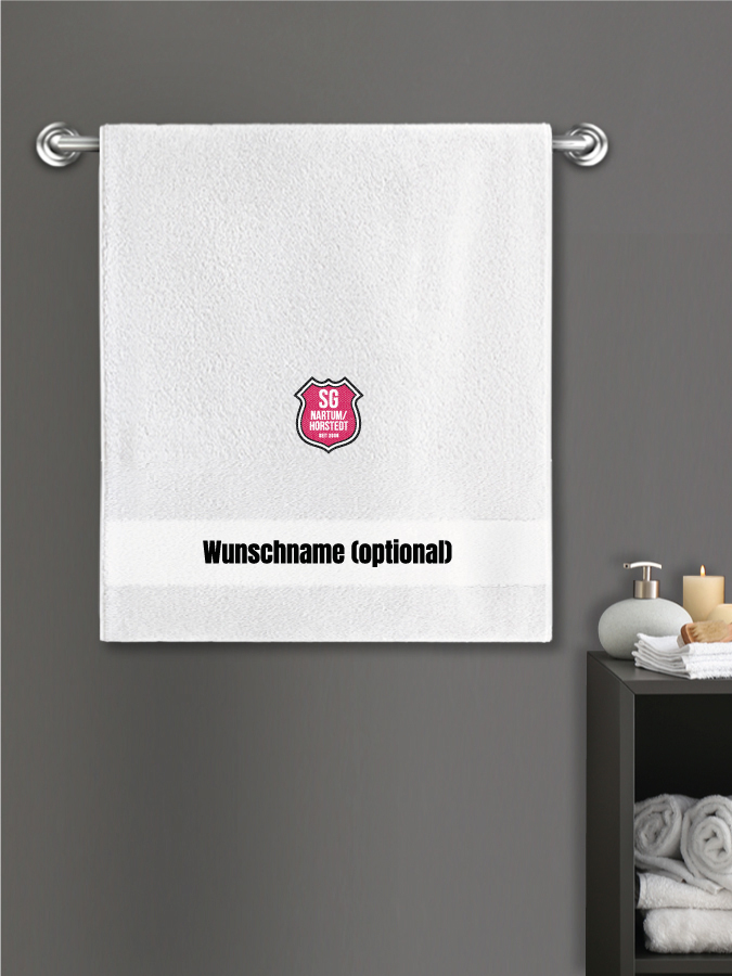 Badehandtuch Team Sticklogo