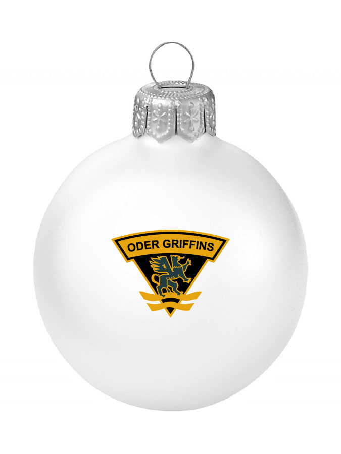 Weihnachtskugel Logo 8cm