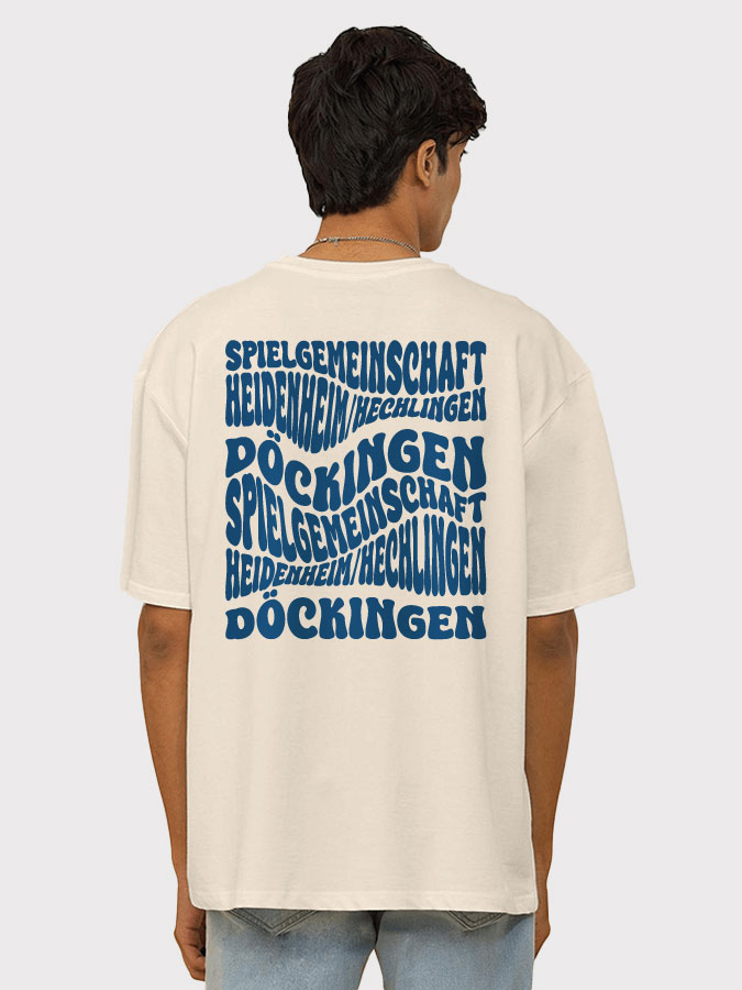 T-Shirt Oversized Wavy Herren