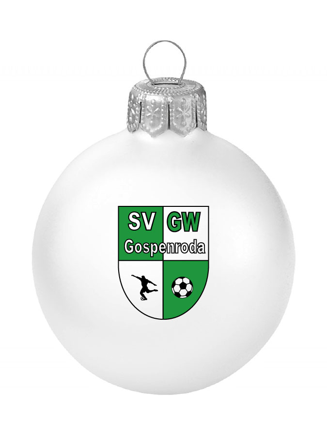 Weihnachtskugel Logo 8cm