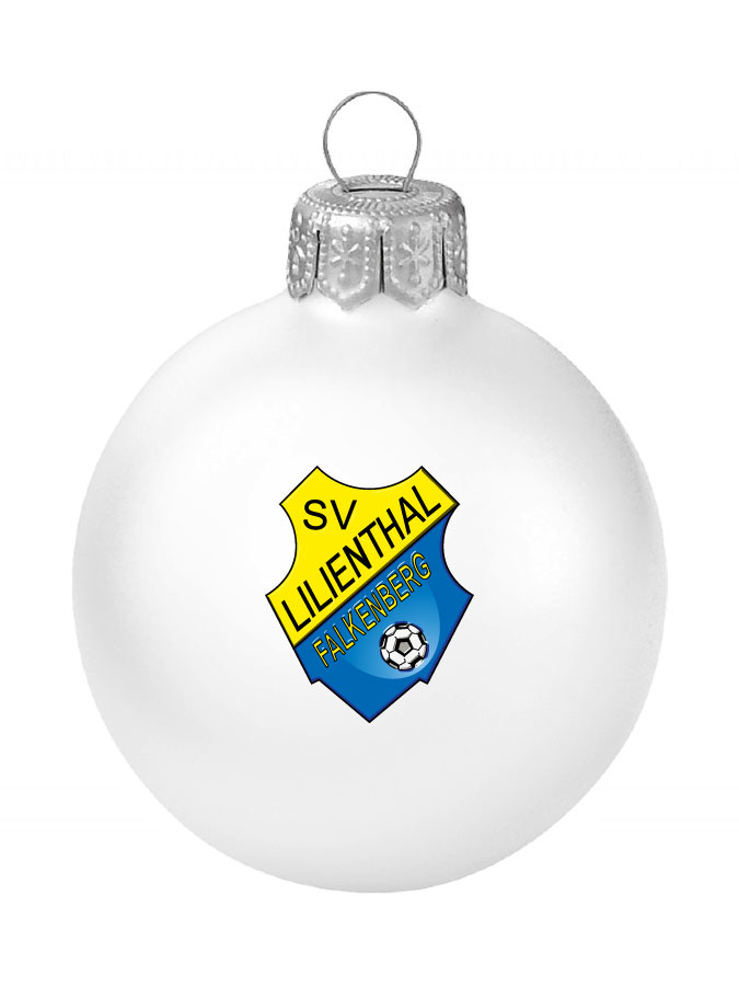 Weihnachtskugel Logo 8cm