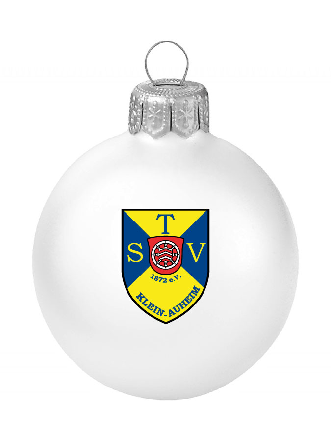 Weihnachtskugel Logo 8cm
