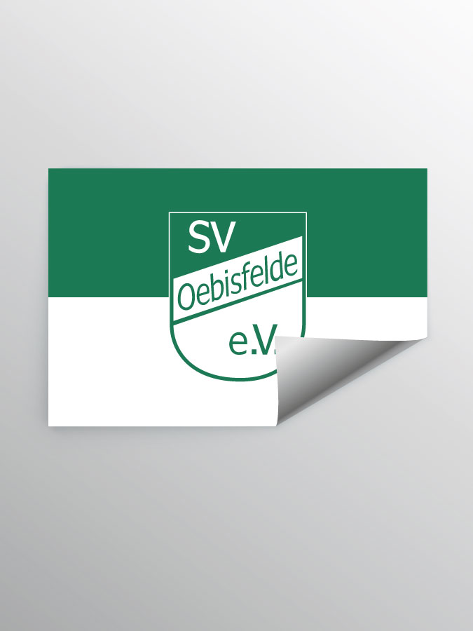 Aufkleber DIN A7 Logo