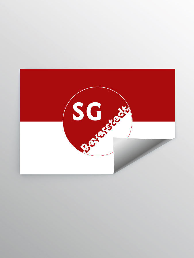 Aufkleber DIN A7 Logo