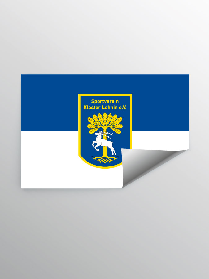 Aufkleber DIN A7 Logo