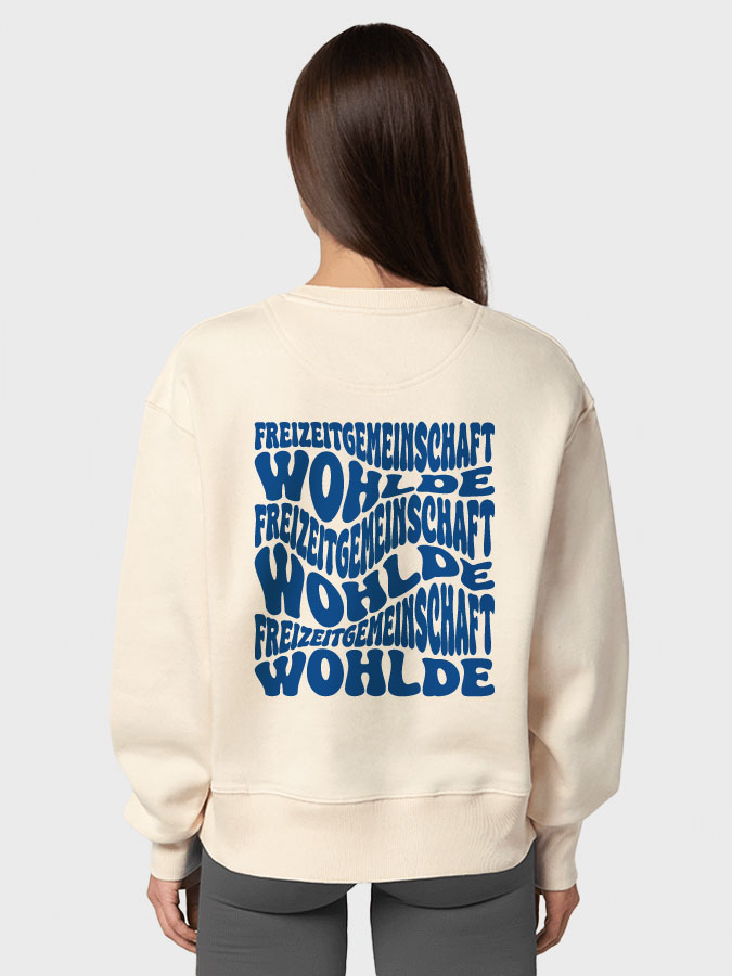 Oversized Sweater Wavy Damen