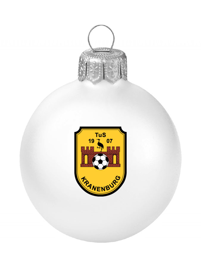 Weihnachtskugel Logo 8cm