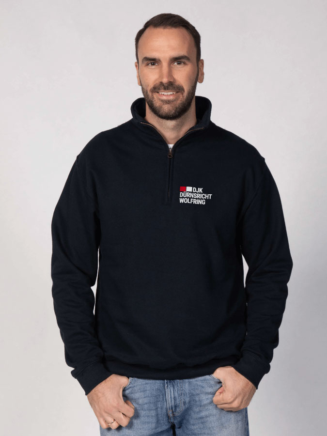 Half Zip Sweater Flag Herren