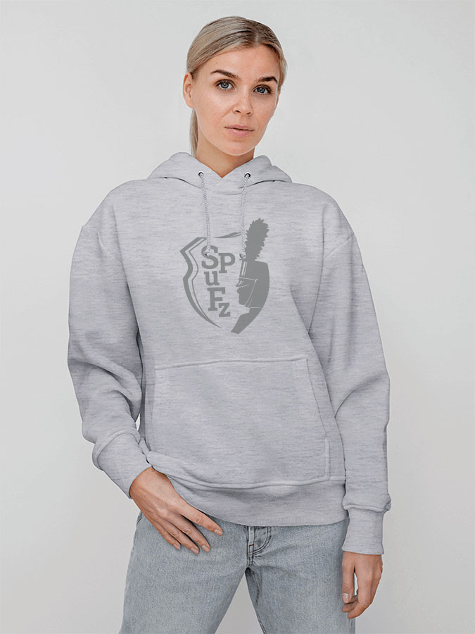 Hoodie All Grey Damen