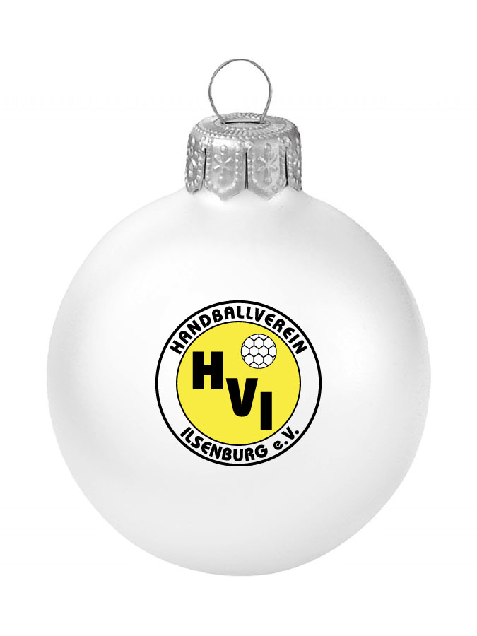 Weihnachtskugel Logo 8cm