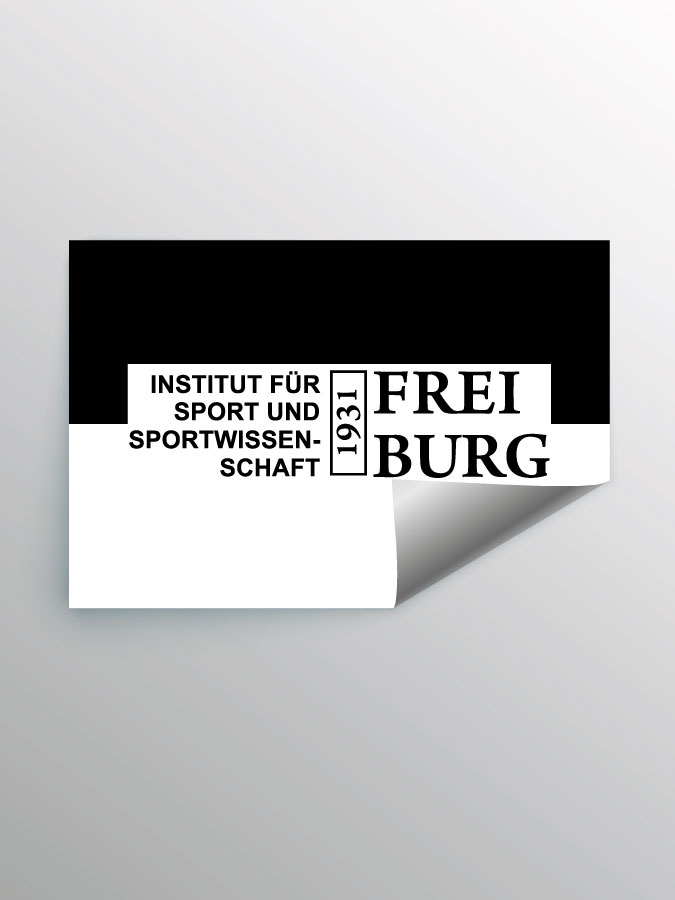Aufkleber DIN A7 Logo