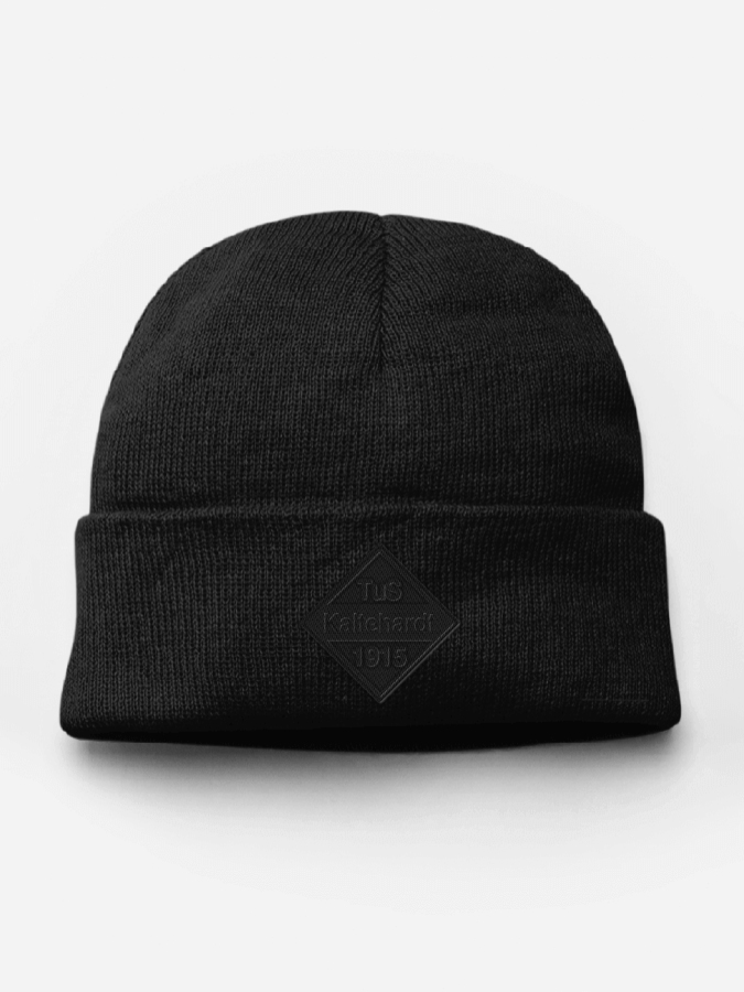 Beanie Kids All Black Sticklogo