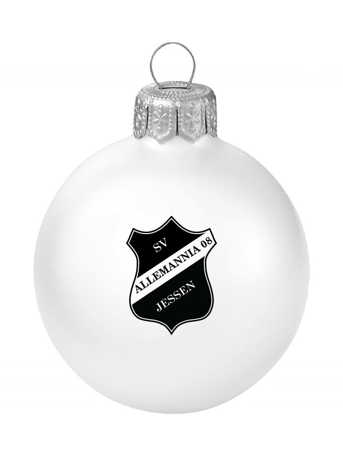 Weihnachtskugel Logo 8cm