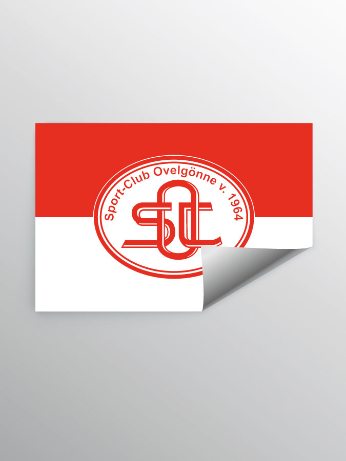 Aufkleber DIN A7 Logo