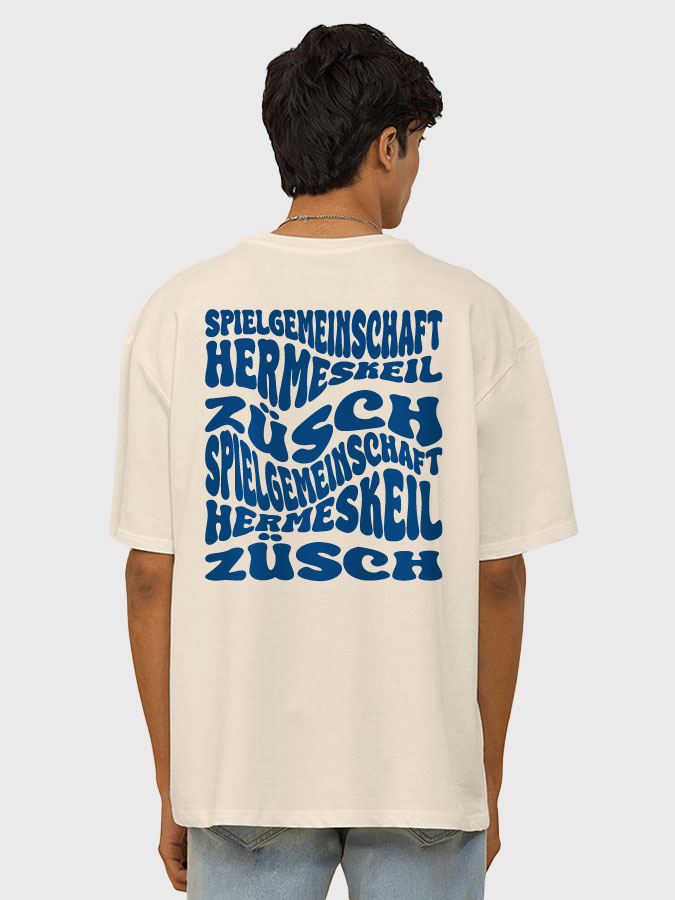 Oversized Shirt Wavy Herren