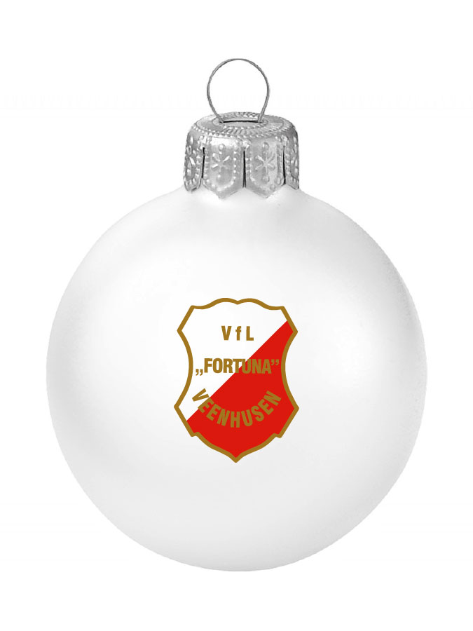 Weihnachtskugel Logo 8cm