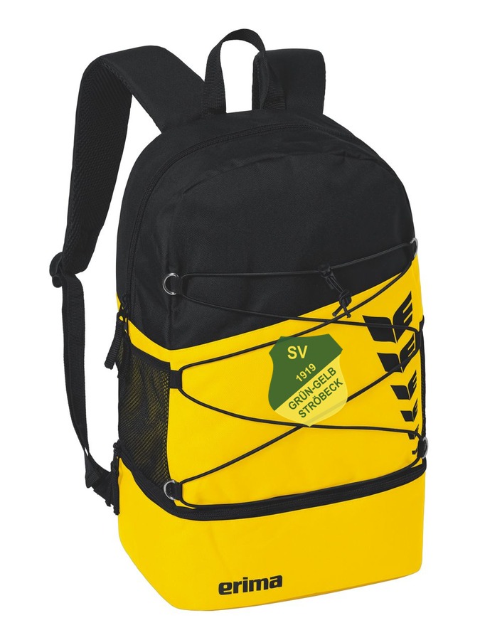 Erima Six Wings Rucksack mit Bodenfach