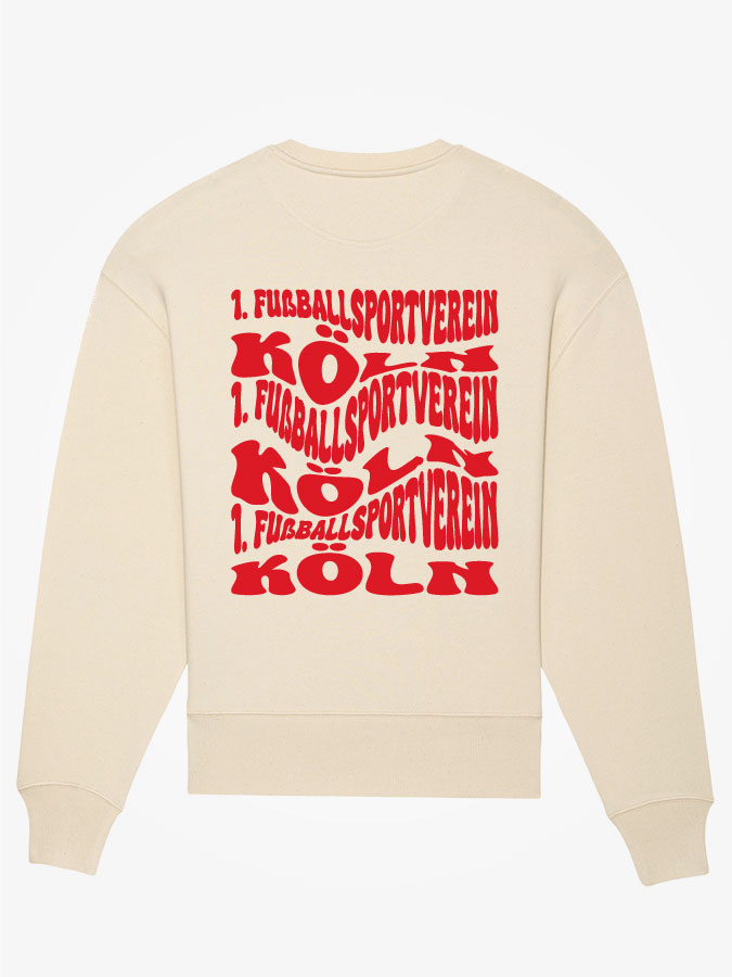 Sweatshirt Oversized Wavy Herren