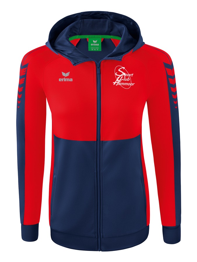 Erima Six Wings Trainingsjacke mit Kapuze Damen