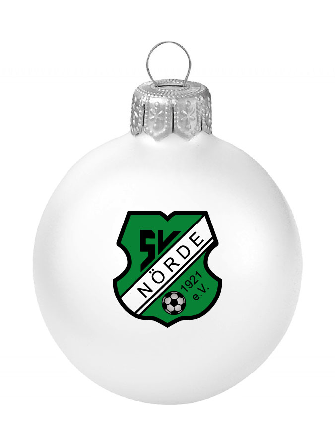 Weihnachtskugel Logo 8cm