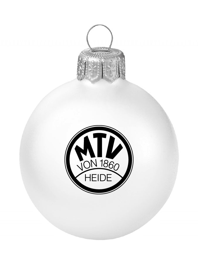 Weihnachtskugel Logo 8cm