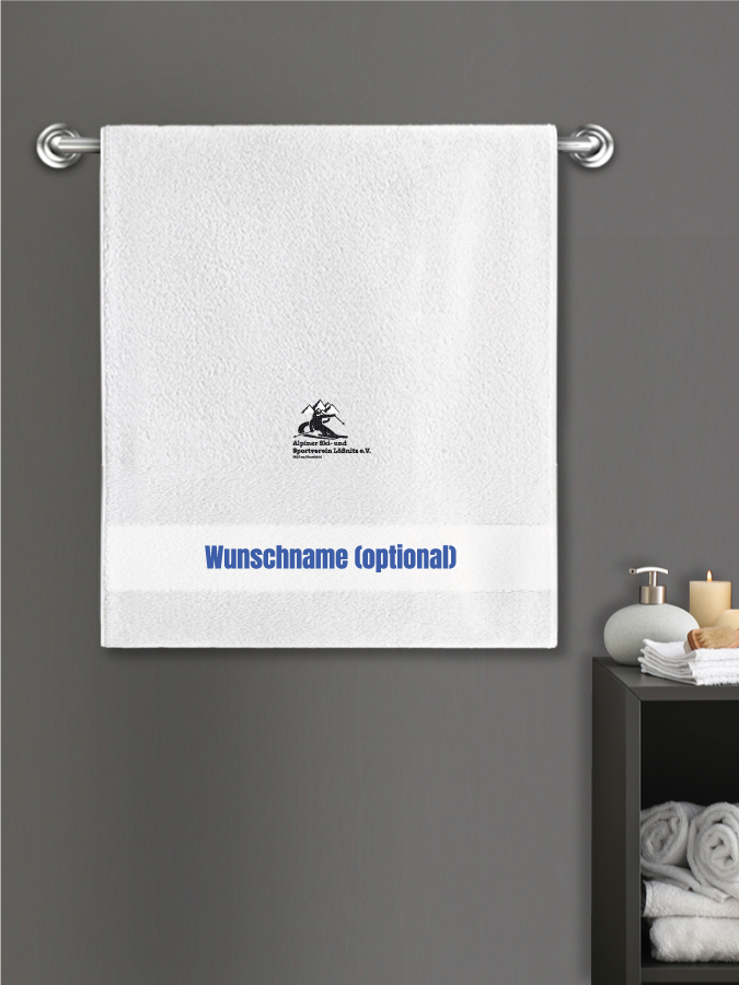 Badehandtuch Team Sticklogo