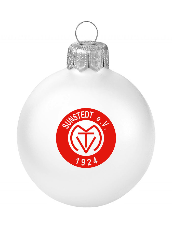 Weihnachtskugel Logo 8cm