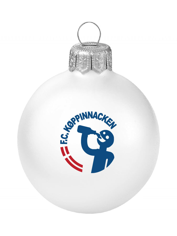 Weihnachtskugel Logo 8cm
