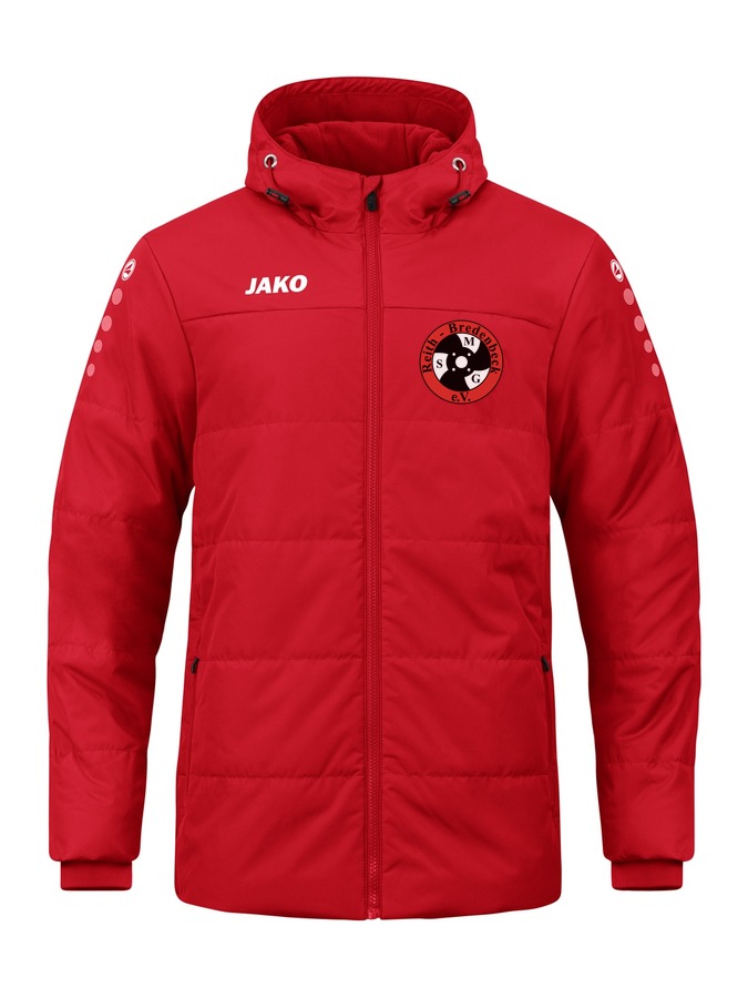 Jako Coachjacke Team mit Kapuze